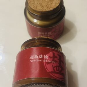 New Year Salt Candle