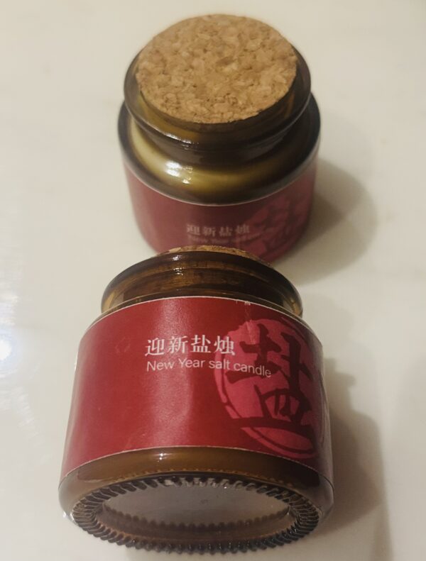 New Year Salt Candle